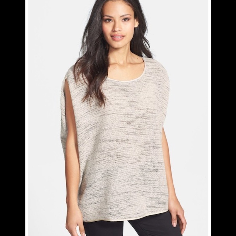 Eileen Fisher round neck wedge top